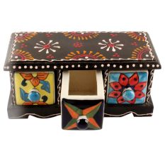 Spice Box-1438 Masala Rack Container Gift Item